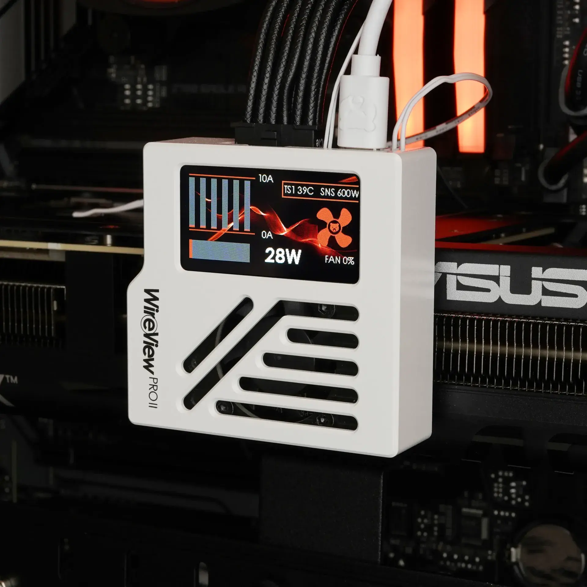 Датчик за видеокарта Thermal Grizzly WireView Pro II GPU 12V-2x6 Reversed - White - Image 7